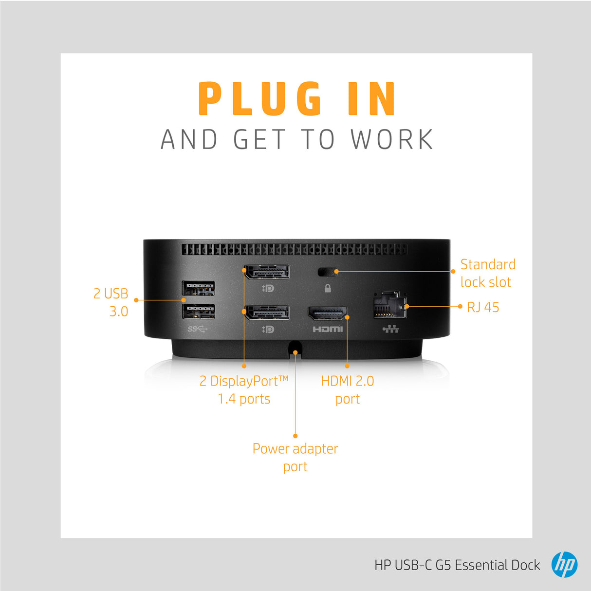 HP USB-C G5 Essential Dock