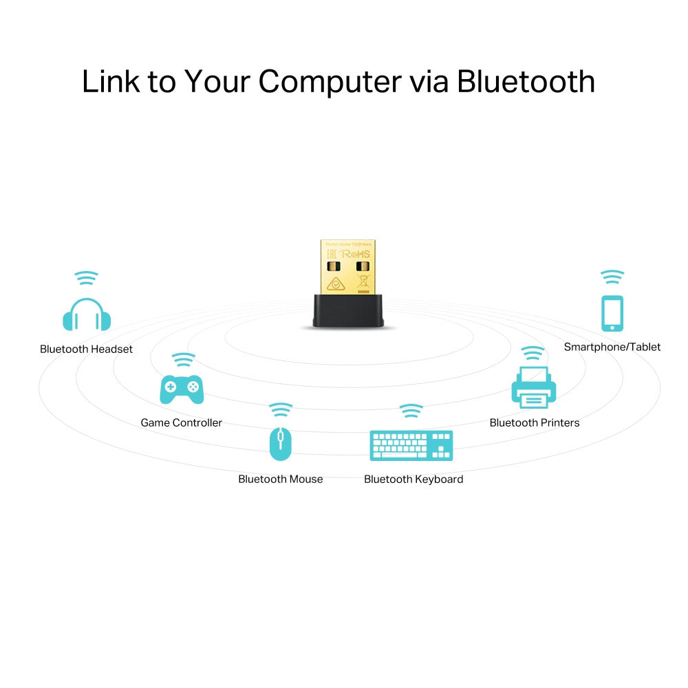 TP-Link AC600 Nano Wi-Fi Bluetooth 4.2 USB Adapter