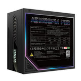 GIGABYTE AORUS ELITE P1000W ICE Power Supply Unit - PCIe 5.0, 80 PLUS Platinum, Fully modular design, 120mm Fan, ATX 3.0 compatible, EU Plug