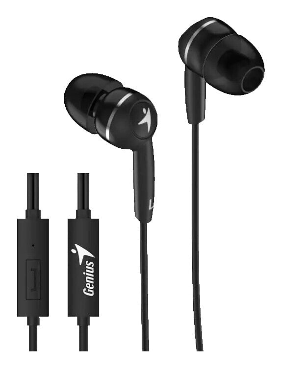 Genius HS-M320 Headset Wired In-ear Calls/Music Black