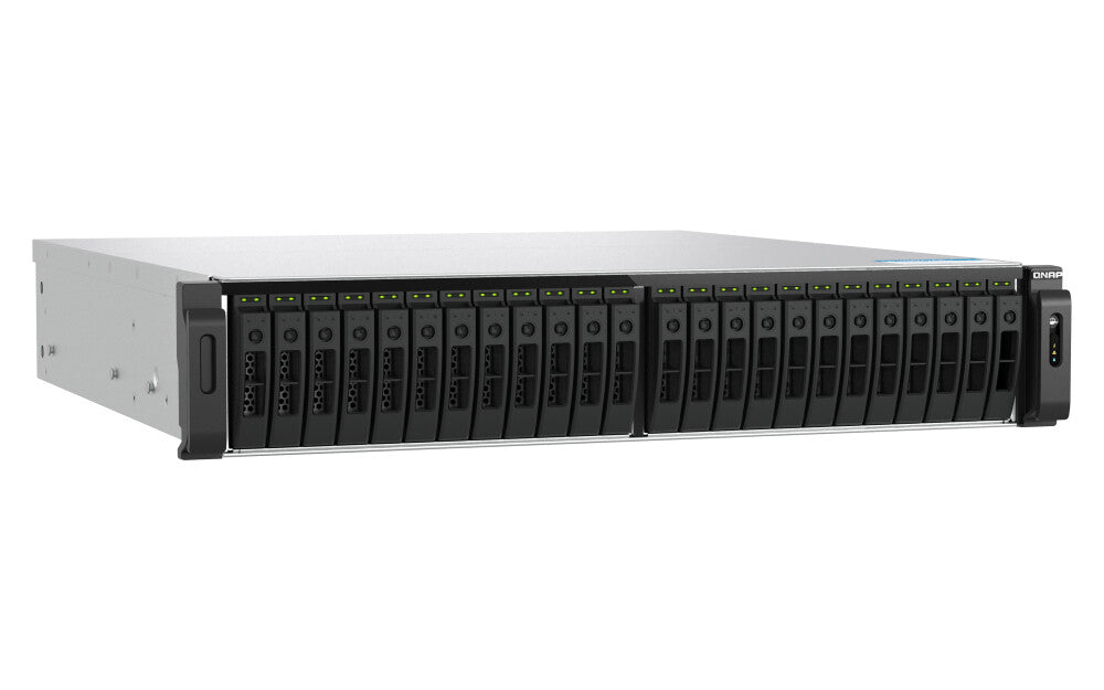 QNAP TS-H3077AFU-R5-32G NAS/storage server Rack (2U) AMD Ryzen™ 5 32 GB DDR5 Black, Metallic