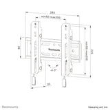 Neomounts WL30S-850BL12 TV mount wall 24-65" - fixed - lockable - fast installation