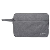 Manhattan Seattle Laptop Sleeve 14.5", Grey, Padded, Extra Soft Internal Cushioning, Main Compartment with double zips, Zippered Front Pocket, Carry Loop, Water Resistant and Durable, Notebook Slipcase, Three Year Warranty