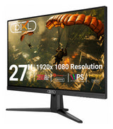 piXL X-Series GS27IDPHA 27 Inch Full HD IPS Gaming Monitor with 200Hz Refresh Rate, 1920 x 1080 Resolution, 0.5ms Response Time, HDMI 2.0 & DisplayPort 1.4