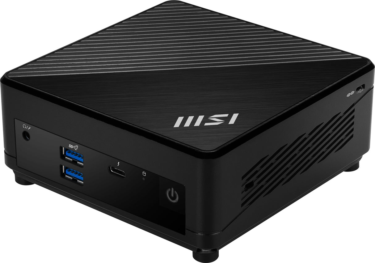 MSI Cubi 5 12M Intel Core i7 1255U Desktop PC, NUC, SFF, Mini Computer, HTPC, (16GB RAM, 512GB SSD, Windows 11 PRO), IRIS XE Graphics/ThunderBolt 4/Type C/HDMI/DisplayPort/Dual LAN/WiFi 6E/BT 5.3/VESA