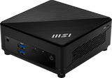 MSI Cubi 5 12M Intel Core i7 1255U Desktop PC, NUC, SFF, Mini Computer, HTPC, (16GB RAM, 512GB SSD, Windows 11 PRO), IRIS XE Graphics/ThunderBolt 4/Type C/HDMI/DisplayPort/Dual LAN/WiFi 6E/BT 5.3/VESA