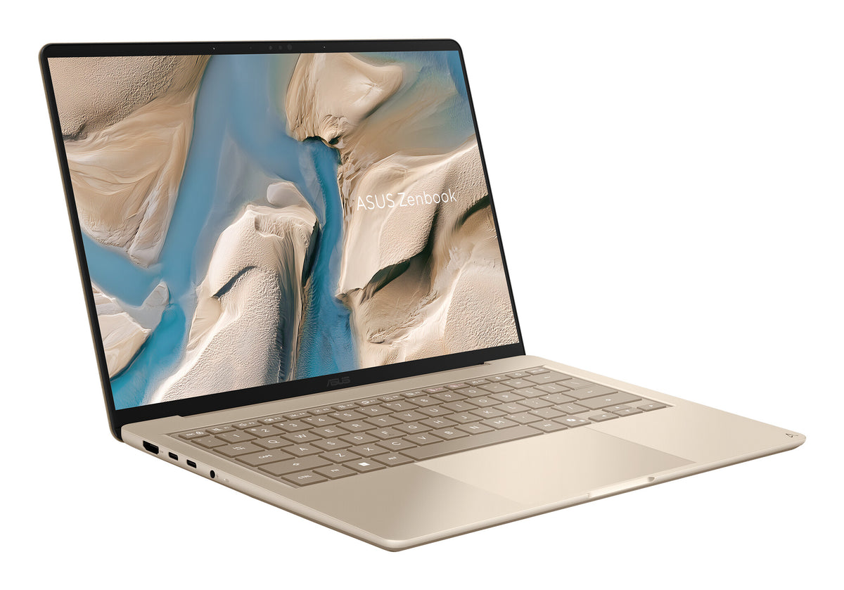 ASUS Zenbook 14 UX3480QA-U1160W Copilot+ PC Snapdragon X1-26-100 Laptop 35.6 cm (14") WUXGA 8 GB LPDDR5x-SDRAM 256 GB SSD Wi-Fi 6E (802.11ax) Windows 11 Home Beige