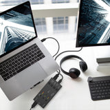 j5create JVA06 Dual HDMI™ Video Capture Card, 1920*1080 Video Capture Resolution, 3 x HDMI ports and 2 x USB ports, Black