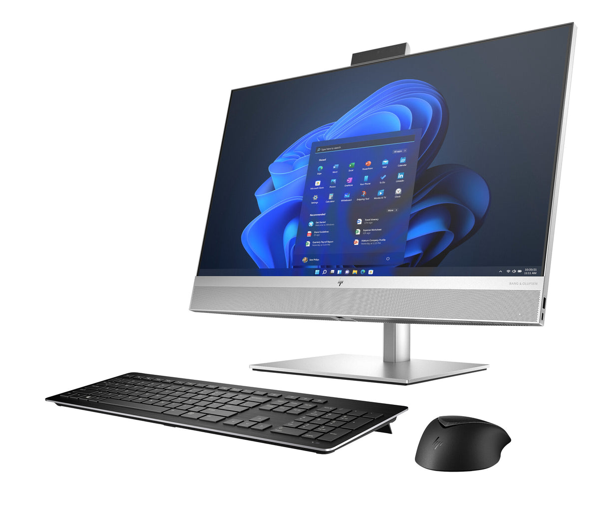 HP EliteOne 870 G9 All-in-One PC Wolf Pro Security Edition Intel® Core™ i7 68.6 cm (27") 2560 x 1440 pixels 16 GB DDR5-SDRAM 1 TB SSD Windows 11 Pro Wi-Fi 7 (802.11be) Silver