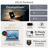 ASUS Zenbook 14 UX3480KA-U1004W Copilot+ PC AMD Ryzen™ AI 5 330 Laptop 35.6 cm (14") WUXGA 16 GB LPDDR5x-SDRAM 512 GB SSD Wi-Fi 6E (802.11ax) Windows 11 Home Blue