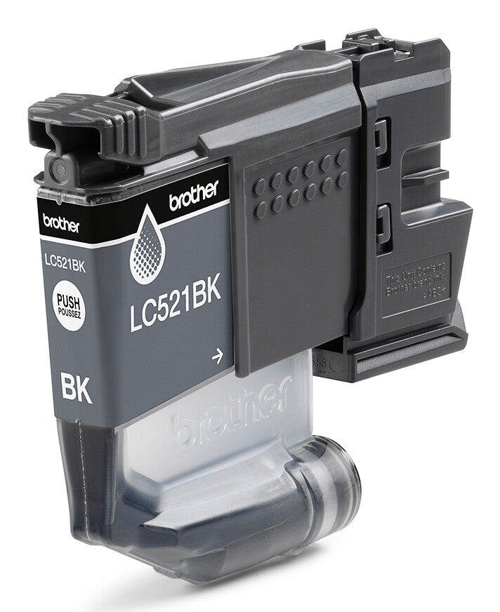 Brother LC521BK Genuine Ink Cartridge - Black