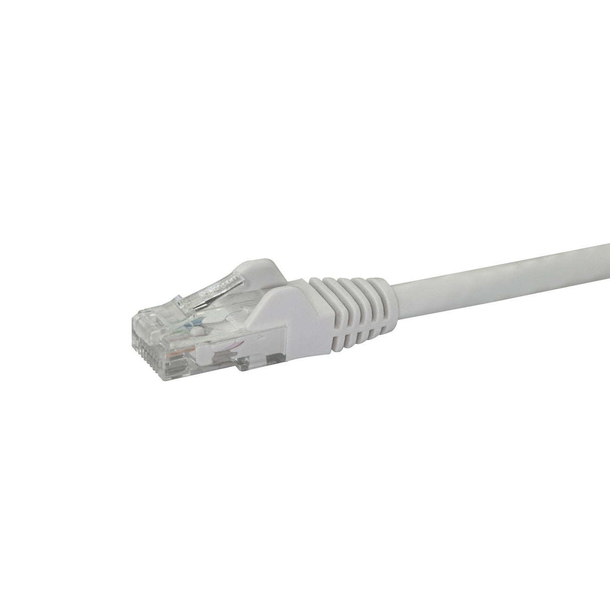 StarTech.com 75ft CAT6 Ethernet Cable - White CAT 6 Gigabit Ethernet Wire -650MHz 100W PoE RJ45 UTP Network/Patch Cord Snagless w/Strain Relief Fluke Tested/Wiring is UL Certified/TIA