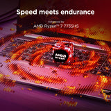 Lenovo LOQ 15ARP10E AMD Ryzen™ 7 7735HS Laptop 39.6 cm (15.6") Full HD 16 GB DDR5-SDRAM 1 TB SSD NVIDIA GeForce RTX 3050 Wi-Fi 6 (802.11ax) Windows 11 Home English Grey