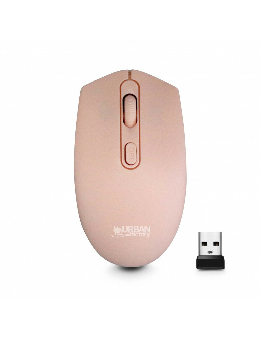 Urban Factory FREE COLOR: WIRELESS 2.4 GHZ MOUSE - 1200 DPI - PINK