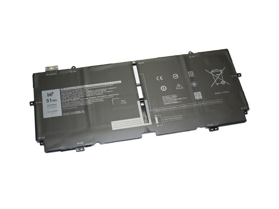 BTI 0FDRT compatible 51Wh 4-cell battery for DELL XPS 13 (9310) 2in1