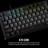 Corsair K70 CORE RGB keyboard Gaming USB QWERTY UK International Grey