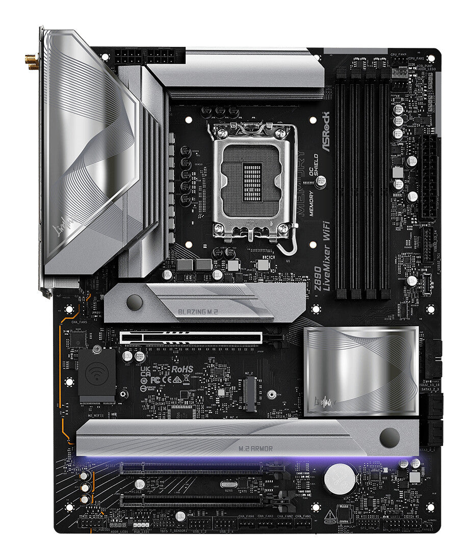 Asrock Z890 LiveMixer WiFi Intel Z890 LGA 1851 (Socket V1) ATX