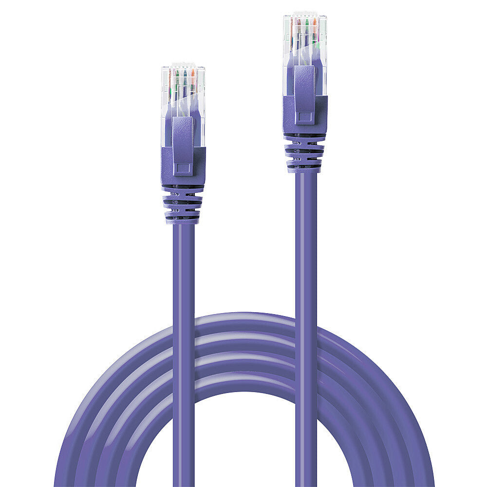 Lindy 5m Cat.6 U/UTP Network Cable, Purple