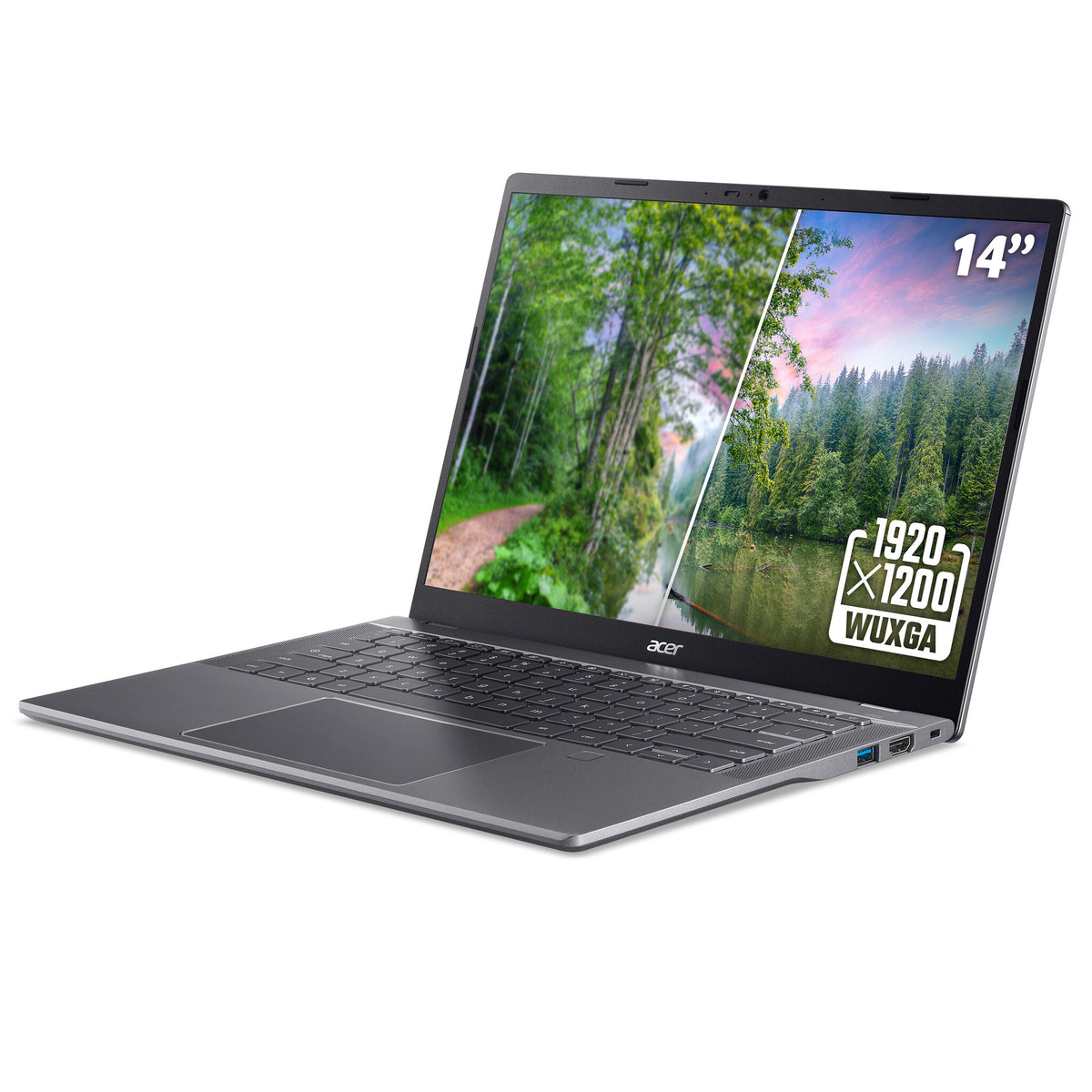 Acer Chromebook Plus 514 (CBE594-2) - Intel Core 5, 8GB RAM, 256GB SSD, 14" WUXGA display, Chrome OS