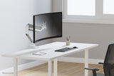 Neomounts DS70PLUS-450WH1 Monitor arm 17-49" - gas spring - Topfix - 180°-stop