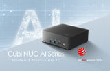 MSI Cubi NUC AI 1UMG Intel Core Ultra 5 125H , Barebone, NUC, SFF, Mini Computer, HTPC, (NO RAM, NO Storage, NO OS), Intel Graphics/DDR5/Dual ThunderBolt 4/Dual HDMI/Dual LAN/WiFi 6E/BT 5.3/VESA