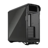 Fractal Design Torrent (Light TG) gabinete para juegos con ventanas de vidrio tintado claro, E-ATX, 5 ventiladores, concentrador de ventilador, tira RGB en cubierta de fuente de alimentación, rejilla frontal, USB-C