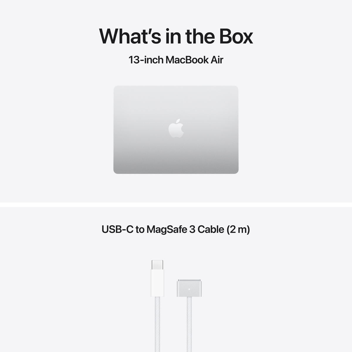 Apple MacBook Air 13-inch : M5 chip with 10‑core CPU and 10‑core GPU, 24GB, 1TB SSD - Silver