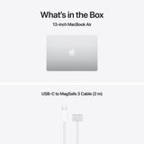 Apple MacBook Air 13-inch : M5 chip with 10‑core CPU and 10‑core GPU, 24GB, 1TB SSD - Silver