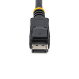 StarTech.com 2m (6ft) DisplayPort 1.2 Cable - 4K x 2K Ultra HD VESA Certified DisplayPort Cable - DP to DP Cable for Monitor - DP Video/Display Cord - Latching DP Connectors
