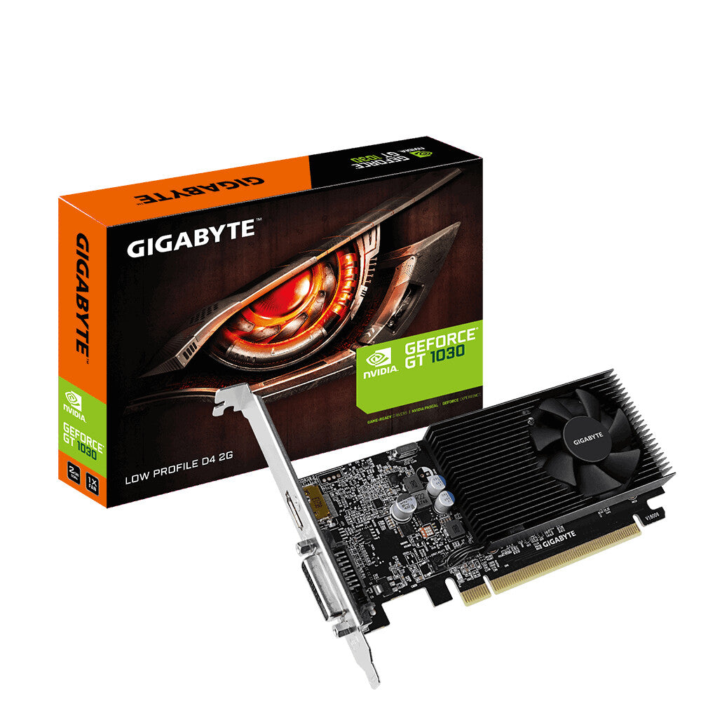 GIGABYTE GV-N1030D4-2GL graphics card NVIDIA GeForce GT 1030 2 GB GDDR4