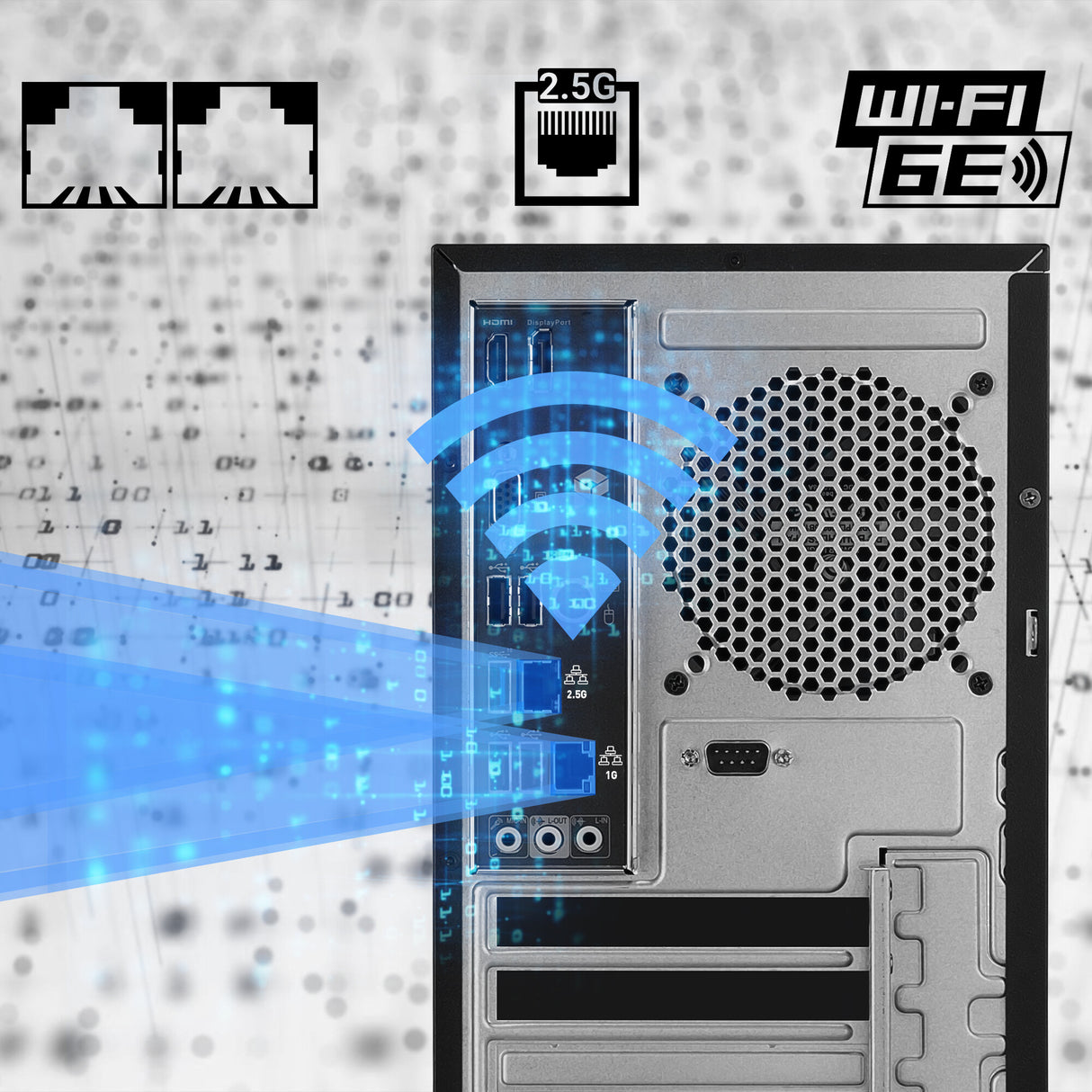 MSI Pro DP180 14A Intel Core 5 14400, Desktop PC, DP180 14A, SFF, Mini Computer, HTPC, (16GB RAM, 512GB Storage, Windows 11 ), Intel Graphics/DDR5/Dual HDMI/Dual LAN/WiFi 6E/BT 5.3