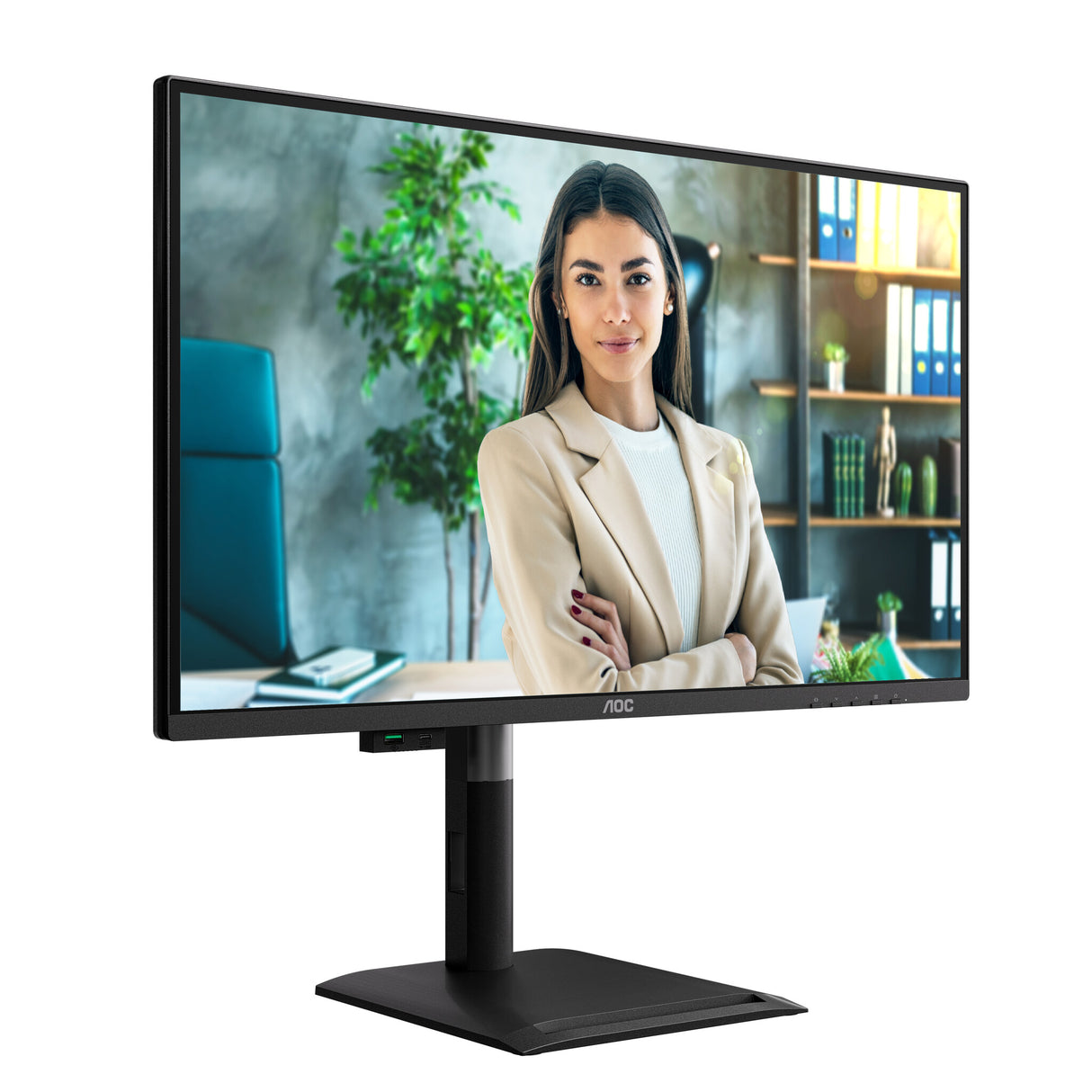 AOC Q27P4C computer monitor 68.6 cm (27") 2560 x 1440 pixels Quad HD Black