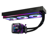 Asrock Phantom Gaming 360 LCD Processor Liquid cooling kit 12 cm Black