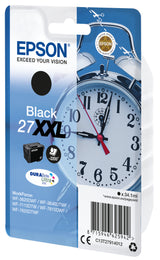 Epson Alarm clock Singlepack Black 27XXL DURABrite Ultra Ink