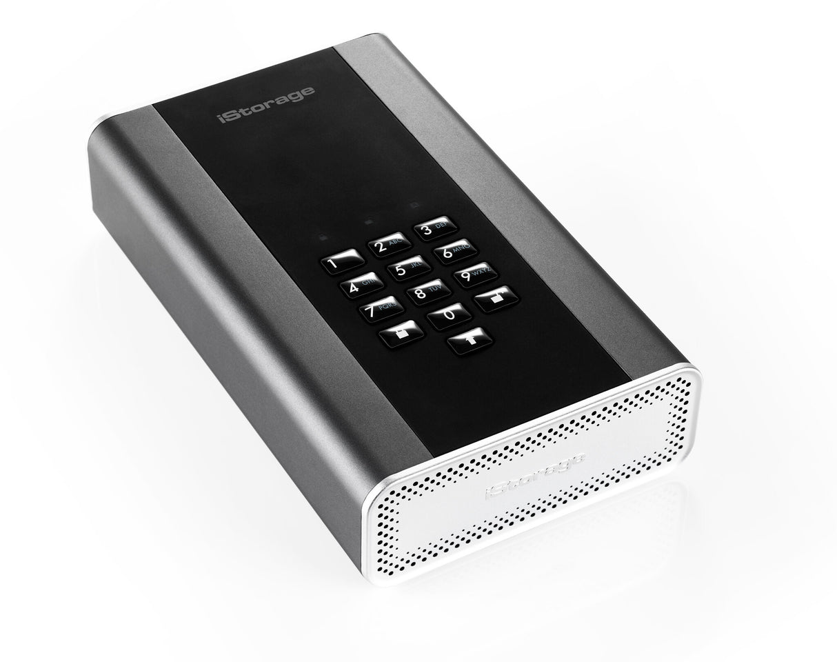 iStorage diskAshur DT2 256-bit 3TB USB 3.2 secure encrypted desktop hard drive IS-DT2-256-3000-C-G