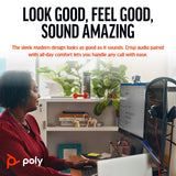 POLY Blackwire 3320 Stereo Microsoft Teams Certified USB-C Headset +USB-C/A Adapter