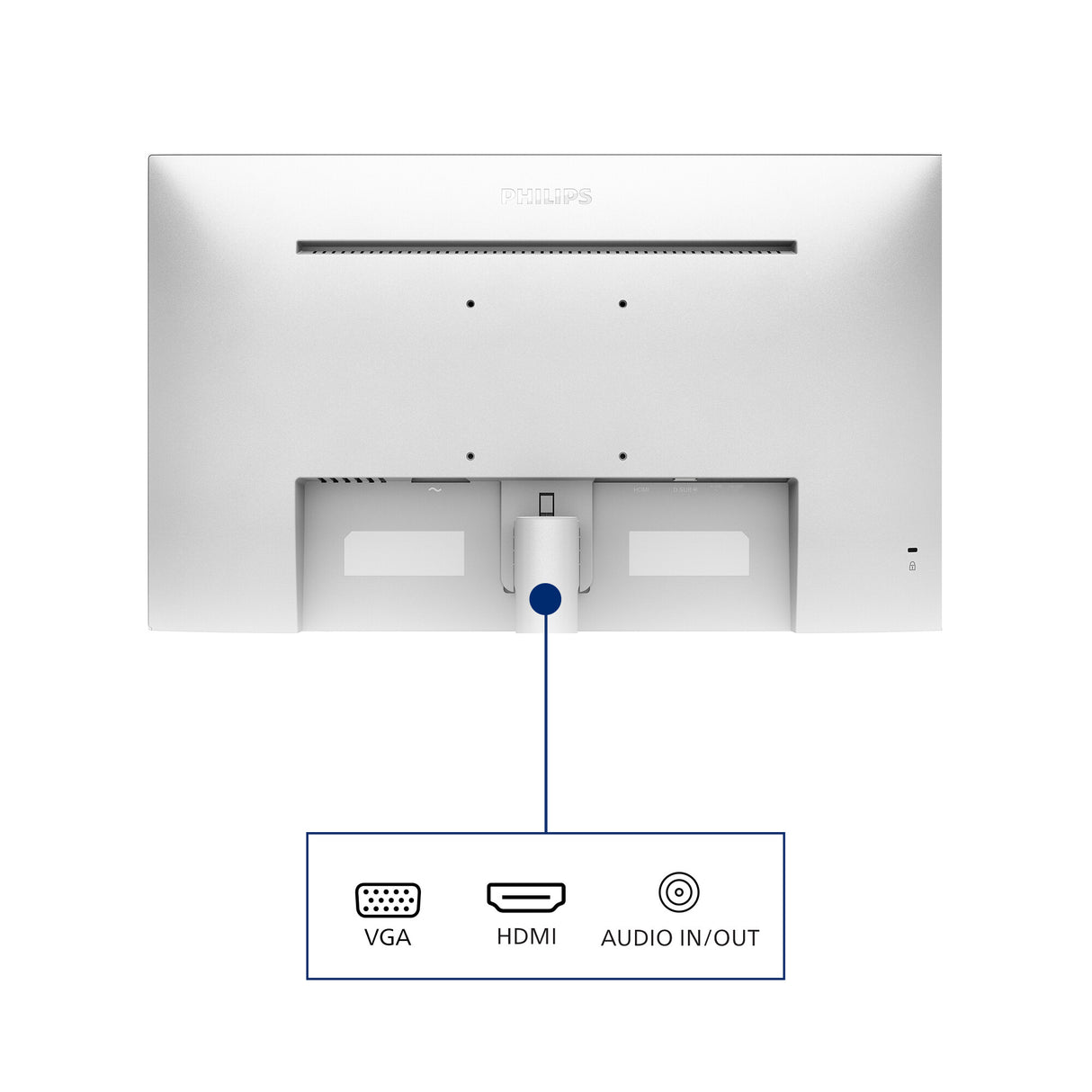 Philips V Line 271V8AW/00 computer monitor 68.6 cm (27") 1920 x 1080 pixels Full HD LCD White