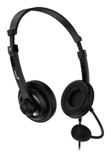 Genius HS-230U Headset Wired Head-band Office/Call center USB Type-C Black
