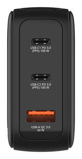 Verbatim Mini GaN Charger 100W with Display