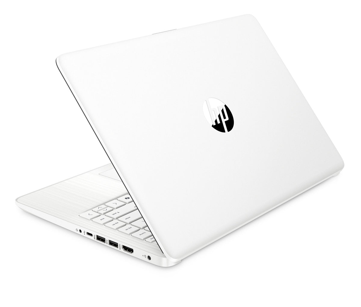 HP 14-dq6000na Intel® N N150 Laptop 35.6 cm (14") HD 4 GB DDR4-SDRAM 128 GB UFS Wi-Fi 6 (802.11ax) Windows 11 Home in S mode White