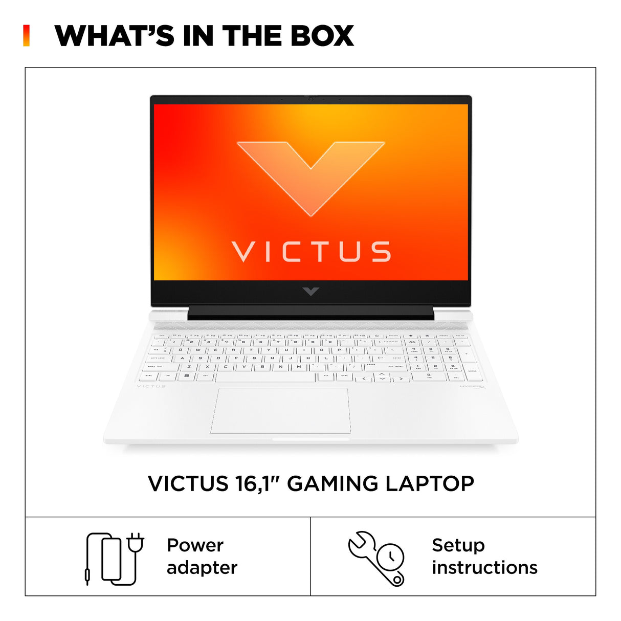 HP Victus Gaming 16-r1004na Intel® Core™ i5 i5-14450HX Laptop 40.9 cm (16.1") Full HD 16 GB DDR5-SDRAM 512 GB SSD NVIDIA GeForce RTX 4050 Wi-Fi 6E (802.11ax) Windows 11 Home Black