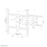 Neomounts WL40S-950BL18 Heavy duty wall mount 55-110" - full motion