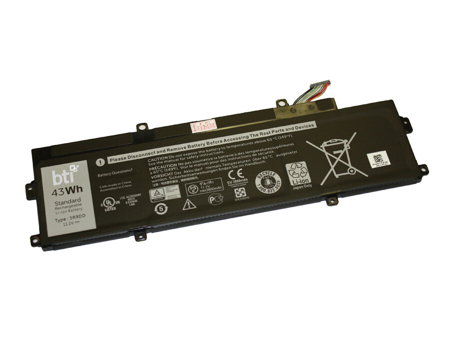 BTI 43Wh 3 cell 5R9DD compatible battery for DELL CHROMEBOOK 11 3120 P22T