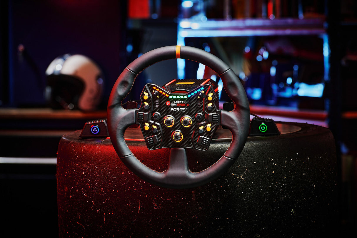 Asetek SimSports GT Rim - Round Leder Racing wheel