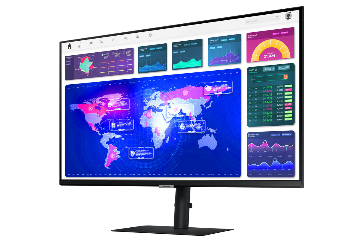 Samsung LS32A600UUP computer monitor 81.3 cm (32") 2560 x 1440 pixels Quad HD LCD Black
