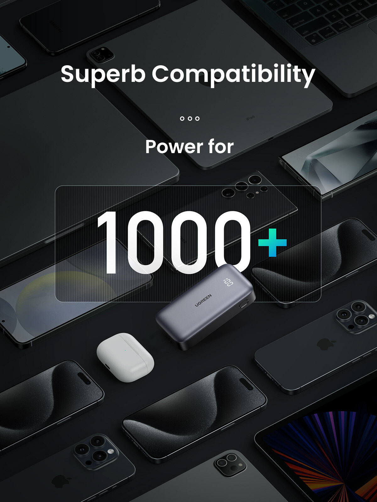 Ugreen 10000mAh Mini Powerbank Quick Charging 30W Grey