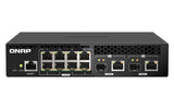 QNAP QSW-M2108R-2C network switch Managed L2 2.5G Ethernet (100/1000/2500) Power over Ethernet (PoE) Black