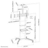 Neomounts FL50-550BL1 TV trolley 37-70"
