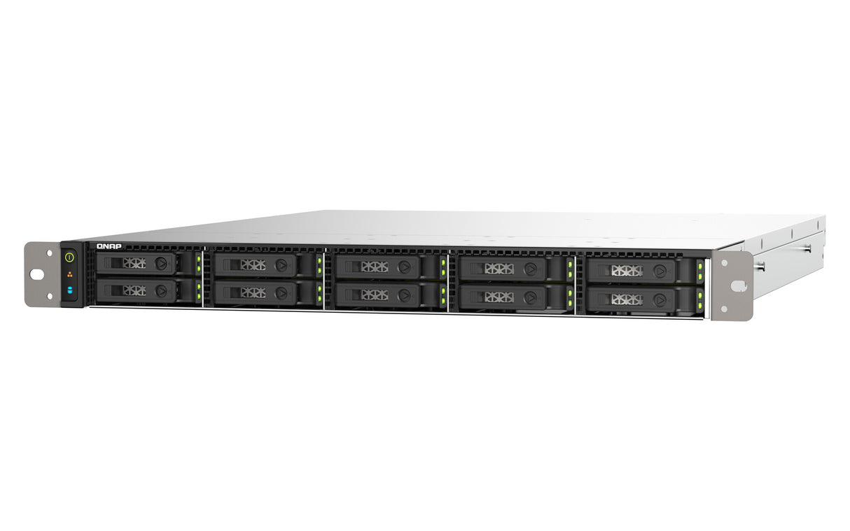 QNAP TS-h1090FU NAS Rack (1U) Ethernet LAN Black, Grey 7232P