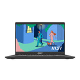 MSI Modern 14 C7M-407UK laptop AMD Ryzen™ 5 7430U 35.6 cm (14") Full HD 8 GB DDR4-SDRAM 512 GB SSD Wi-Fi 6E (802.11ax) Windows 11 Home UK English Black